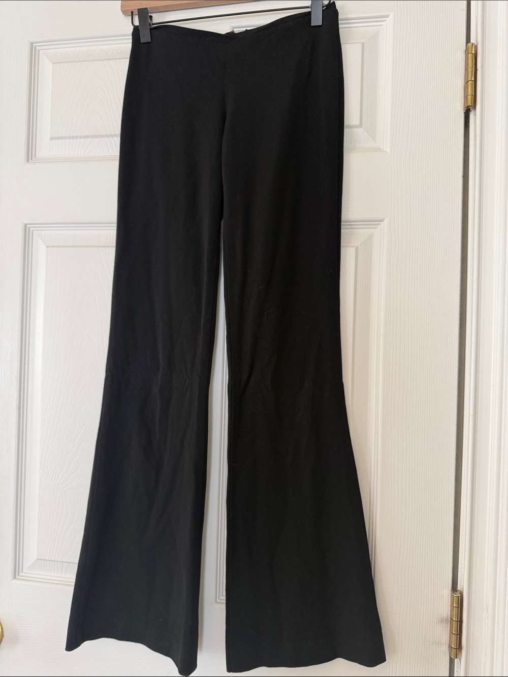 bebe Black Boot-Cut Flare Pants